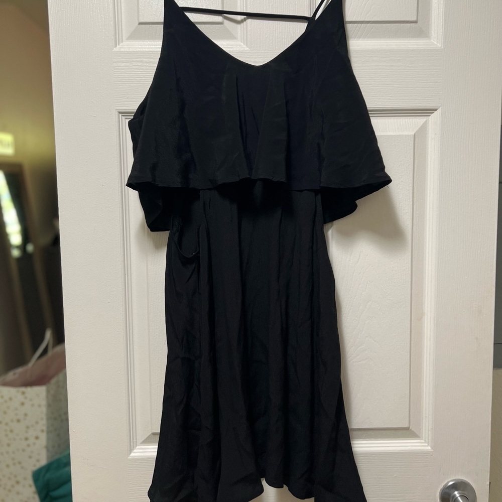 Lush Black Cut Out Dress